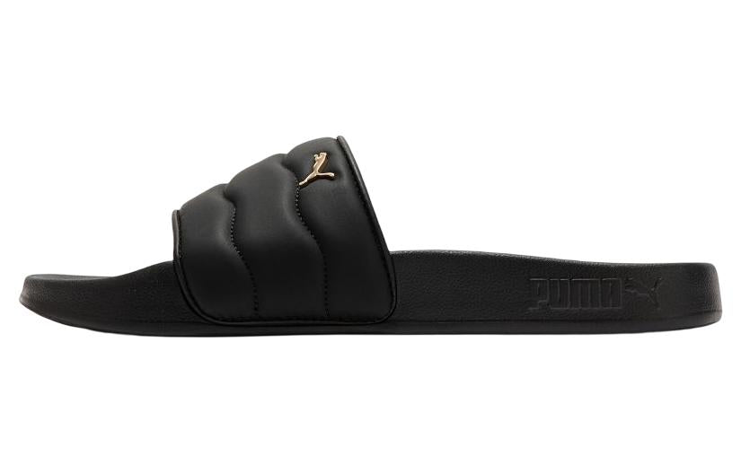 (WMNS) PUMA Lead Cat 2.0 Puffy 'Black Metallic Gold' 389557-01