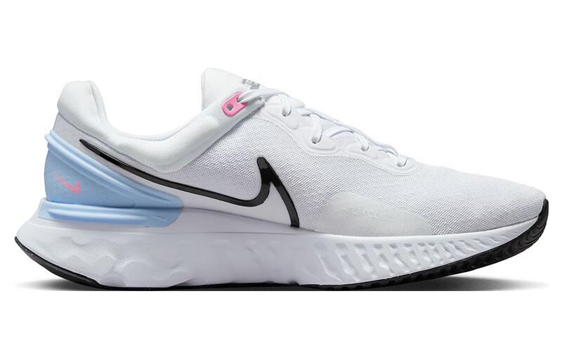 Nike React Miler 3 Road Running Shoes 'White Bright Crimson Obsidian' DD0490-102