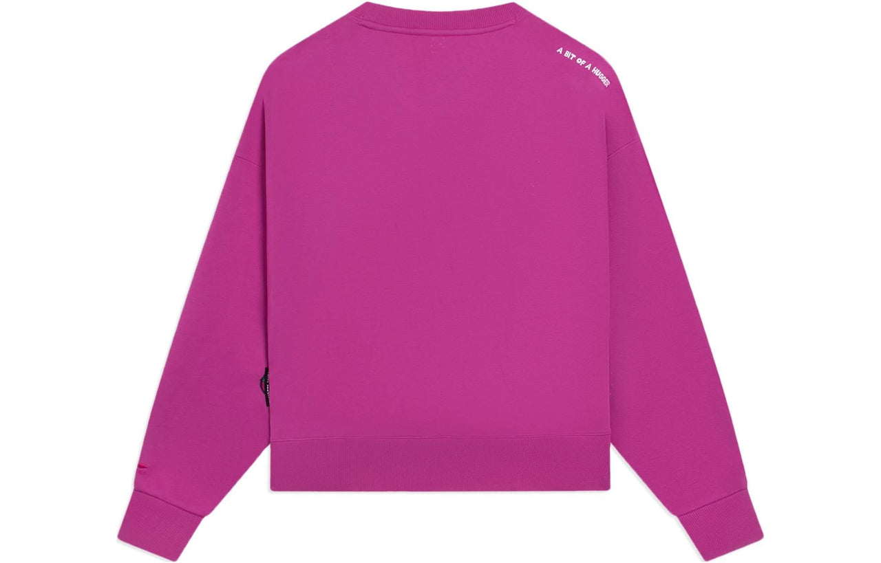 (WMNS) Li-Ning x Disney Toy Story Lotso Graphic Sweatshirt 'Pink' AWDSF34-1