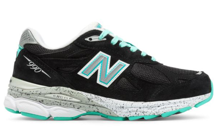 (WMNS) New Balance 990 Black/Green W990AB3