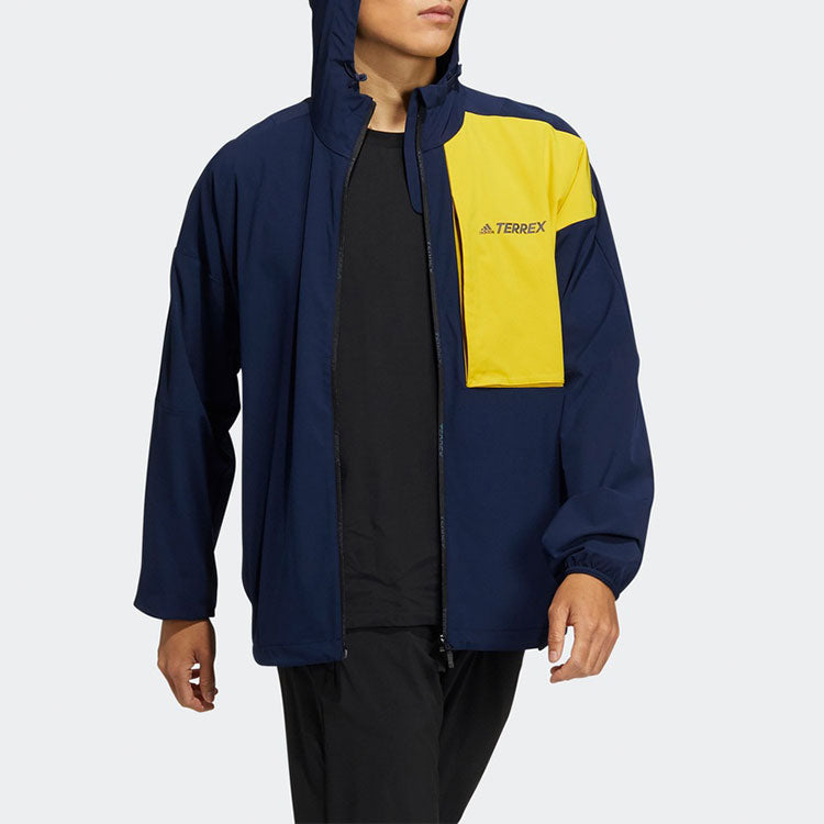 adidas Outdoor Sports Hooded Jacket Blue GN7614