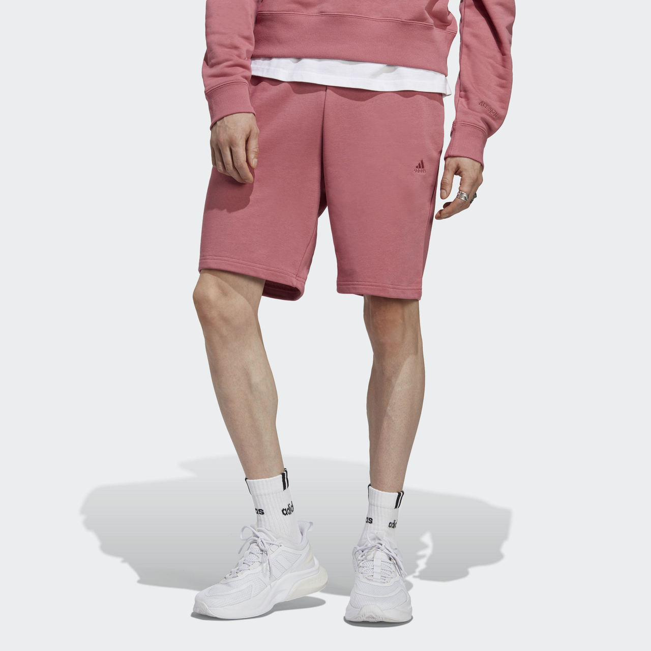 adidas ALL SZN French Terry Shorts 'Pink' IC9757