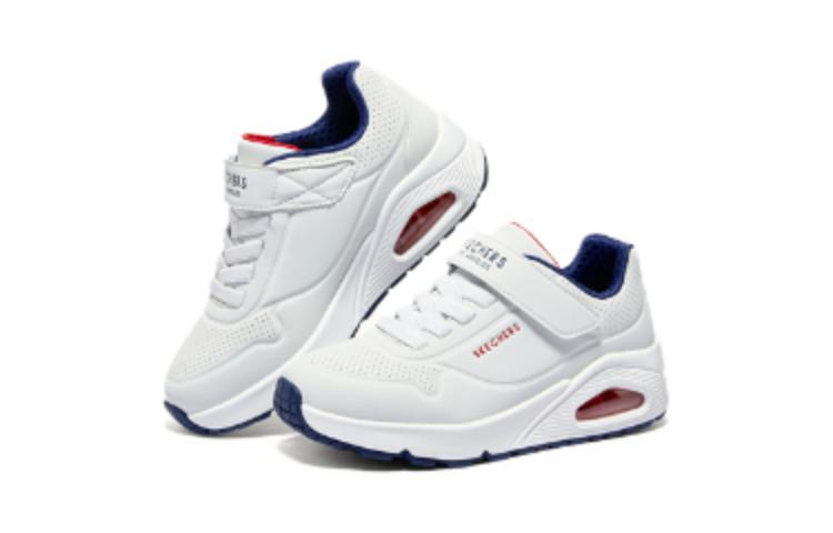 (GS) Skechers Uno Stand on Air Sneaker 'White' 403673L-WNVR