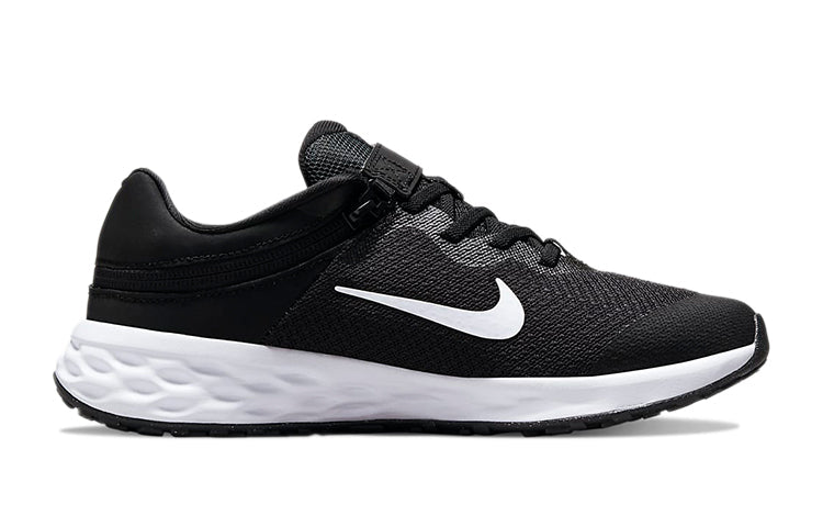 (GS) Nike Revolution 6 FlyEase 'Black White' DD1113-003