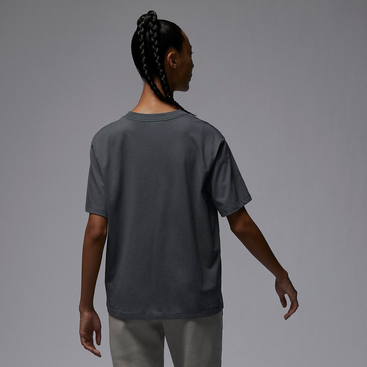 (WMNS) Air Jordan x PSG Paris T-Shirt 'Dark Grey' DZ3261-068