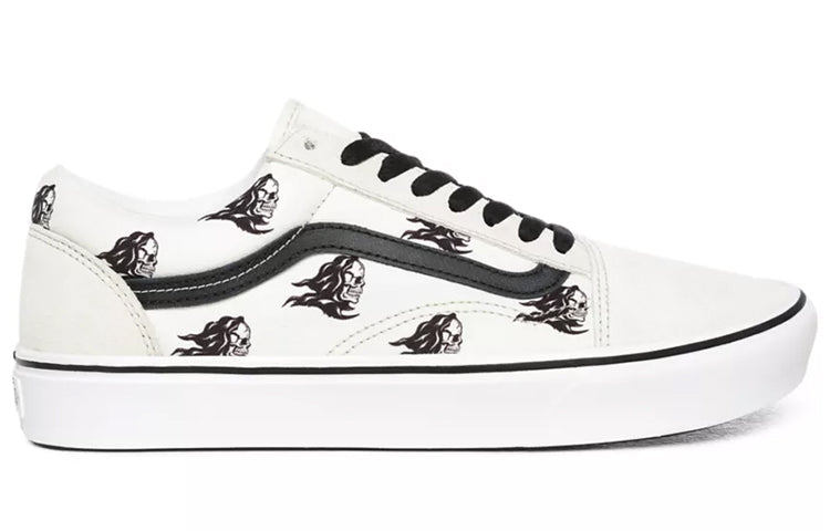 Vans Sixty Sixers x ComfyCush Old Skool 'Skull Print - White' VN0A3WMA1RU