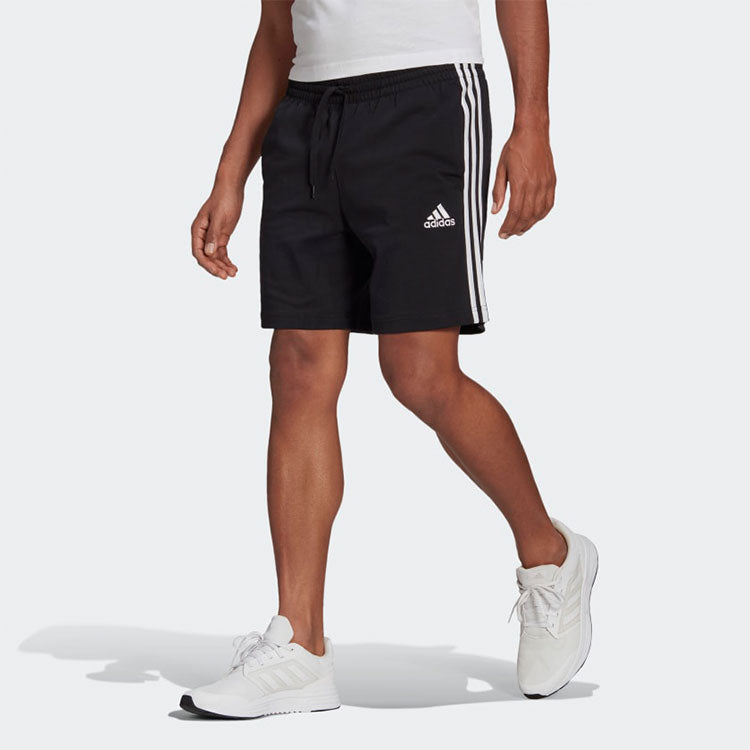 adidas M 3s Sj Sho Logo Printing Stripe Sports Training Shorts Black GK9988
