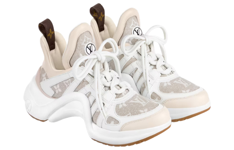 (WMNS) LOUIS VUITTON Archlight 1.0 Sneakers 'Beige Monogram' 1AB318