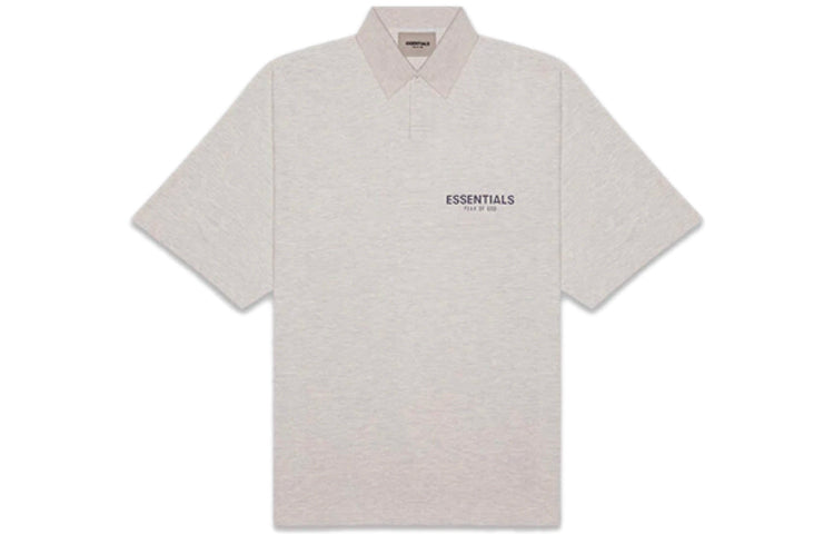 Fear of God Essentials FW20 Polo Shirt 'Heather Oatmeal' 0125250500231260