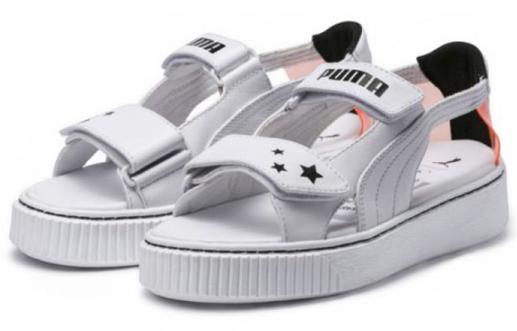 (WMNS) PUMA Sophia Webster x Platform Sandal 'White Black Orange' 364709-01