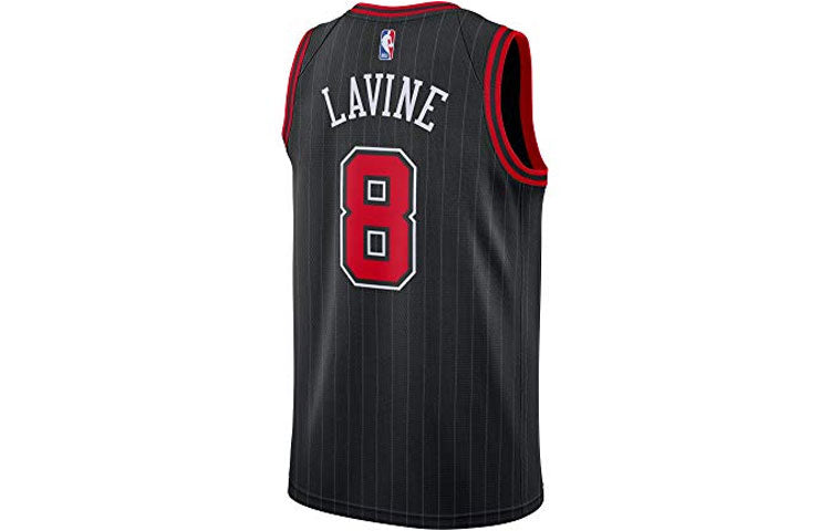 Nike NBA Chicago Bulls SW Fan Edition 8 Basketball Vest Black AT9795-010