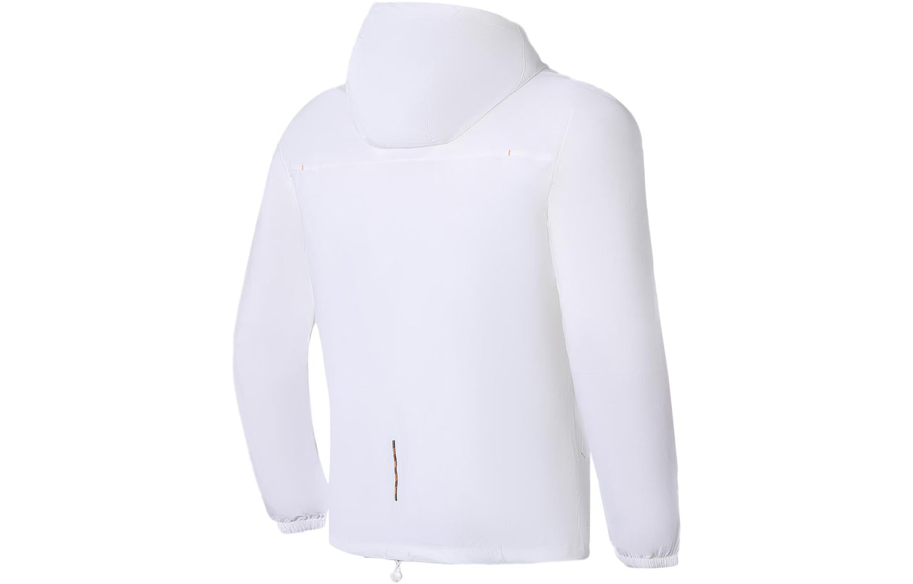 Li-Ning Logo Running Windbreaker 'White' AFDS365-1
