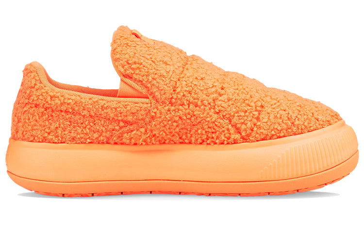 (WMNS) PUMA Suede Mayu Slip-On 'Teddy - Neon Citrus' 384887-04