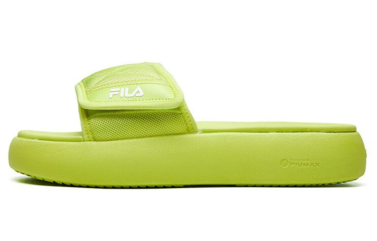 (WMNS) Fila Fusion Slide 'Volt Green' T12W125501FLD