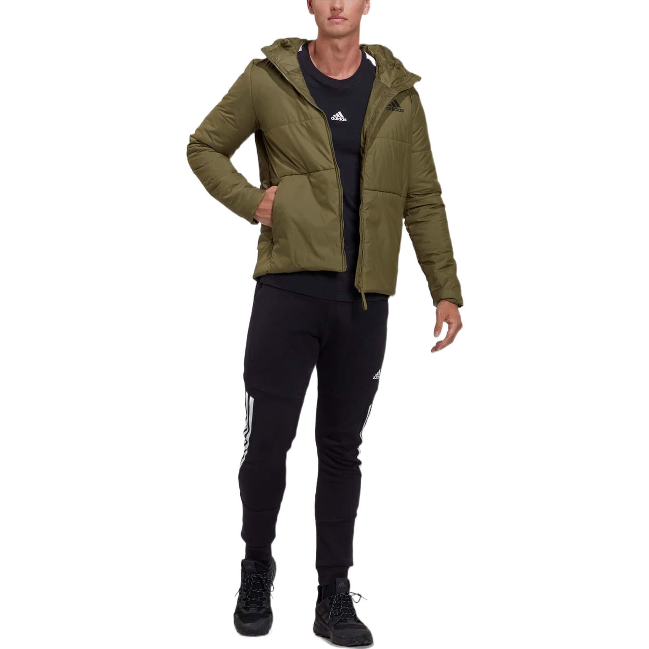 adidas Bsc Puffer Jacket 'Green' HG6271