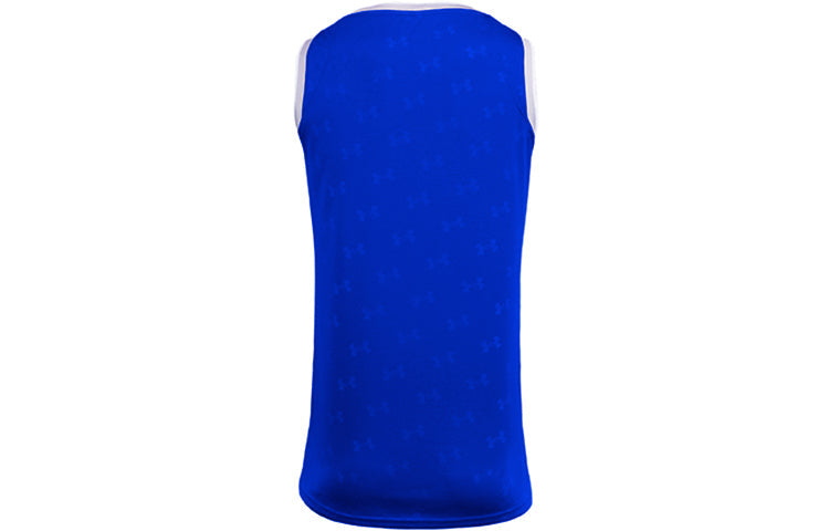 Under Armour Logo Basketball Jersey 'Blue White' 21500102-400