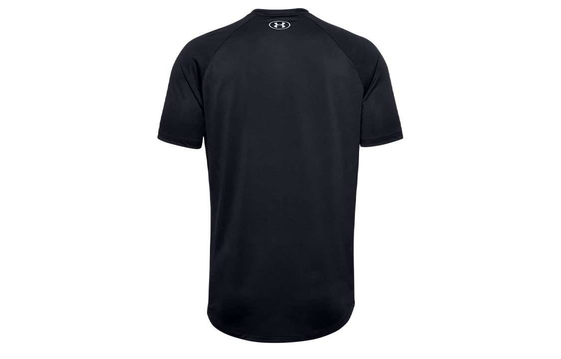 Under Armour Big Logo Tech Short Sleeve T-Shirt 'Black Grey' 1357234-001