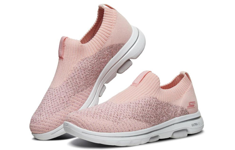 (WMNS) Skechers Go Walk 5 Light-Pink/White 15915-LTPK