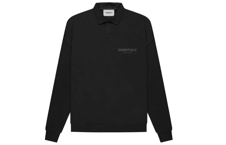Fear of God Essentials FW21 Long Sleeve Polo Shirt 'Stretch Limo' FOG-FW21-142