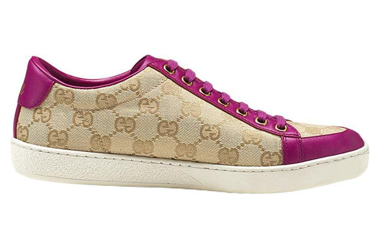 (WMNS) Gucci Brooklyn GG Sneakers 'Beige Fuchsia' 338883-FTAZ0-9766