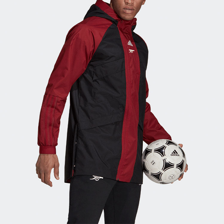 adidas Arsenal Hooded Jacket 'Black' GR4209