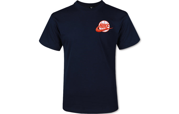 Nike Exploration Round Neck Short Sleeve Large Deep Blue Dark blue CV1084-419