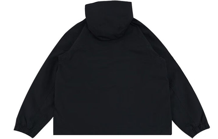 New Balance Logo Urban Remix Woven Jacket 'Black' AMJ33359-BK