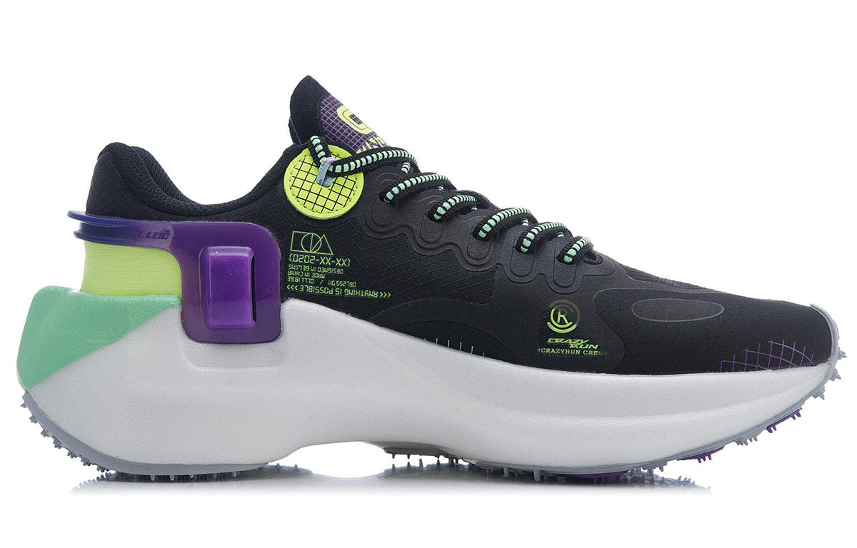 (WMNS) Li-Ning Wind Range Essential 'Black Green Purple' ARHR054-3