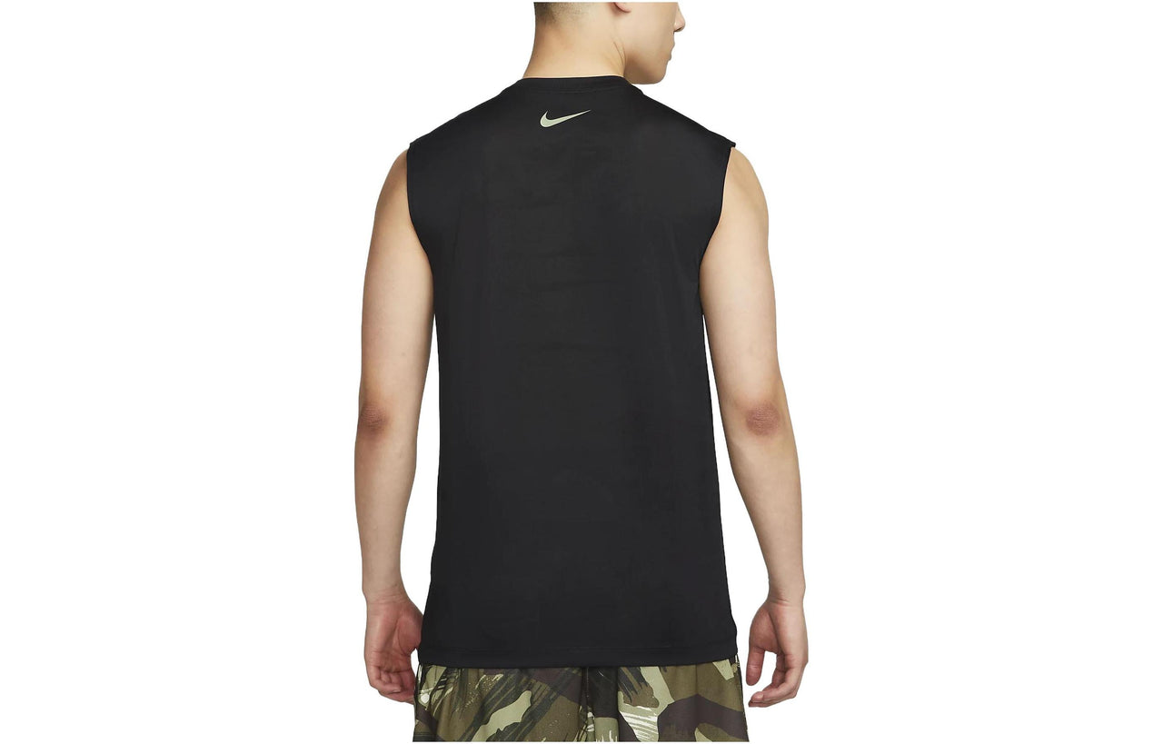 Nike Dri-FIT Men's Camo Sleeveless T-Shirt 'Black' FJ2449-010