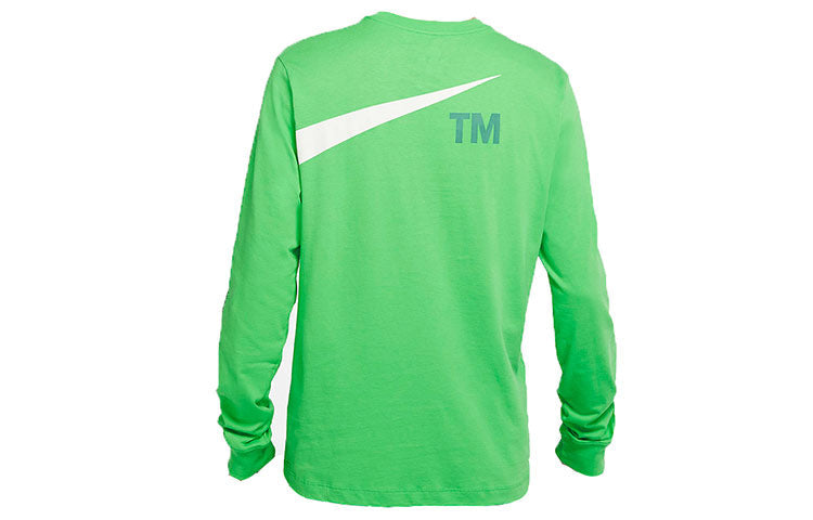 Nike Sportswear Logo Printing Long Sleeves Light Green DD3396-362