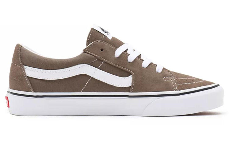 Vans SK8-Low Breathable Wear-resistant Non-Slip Low Tops Casual Skateboarding Shoes Unisex Brown VN0A4UUKA0N