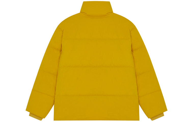New Balance Logo Print Warm Jacket 'Yellow' AMJ14309-MSU