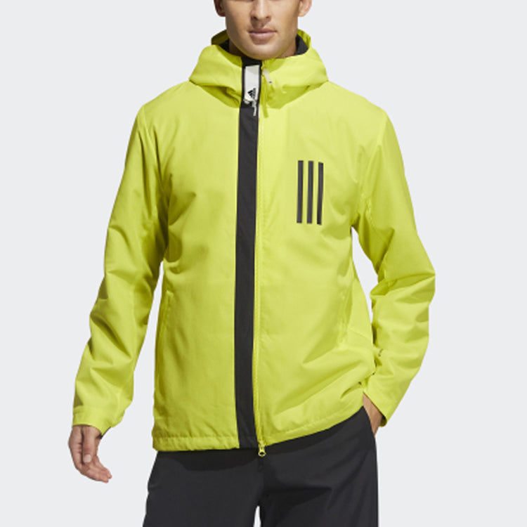 adidas M adidas W.n.d. Sports Zipper Windproof Hooded Jacket Green GL8691