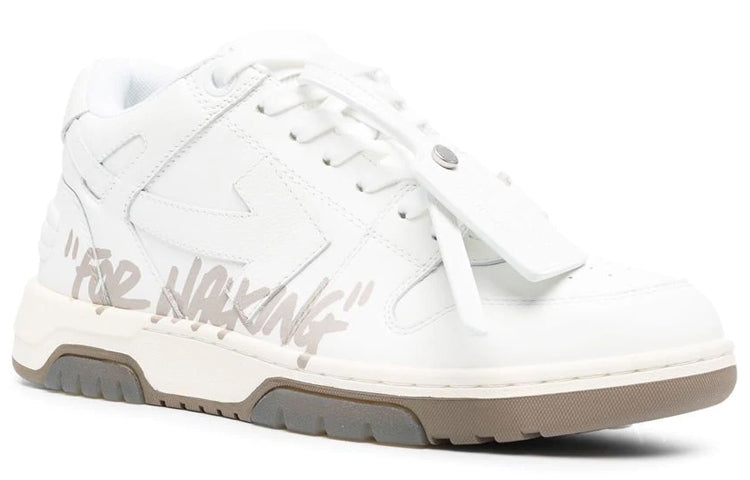 Off-White Out Of Office For Walking Sneaker 'White Tan' OMIA189F22LEA0030117