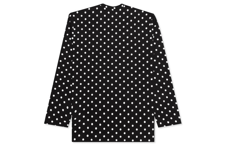 COMME des GARCONS PLAY Polka Dot Long Sleeves Tee 'Black White' AZ-T166-051-1