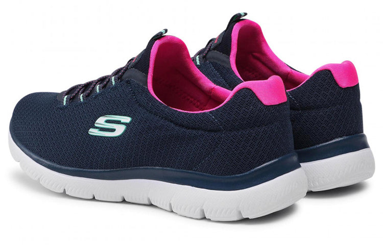 (WMNS) Skechers Summits Louvin 'Navy Pink' 12980-NVHP