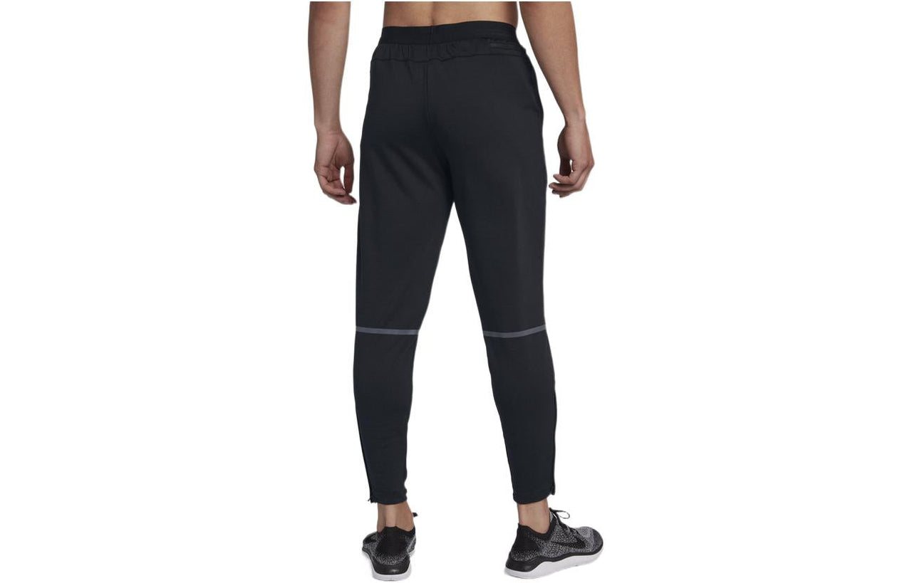Men's Nike Solid Color Brand Logo Printing Drawstring Lacing Sports Pants/Trousers/Joggers Black CD8352-010