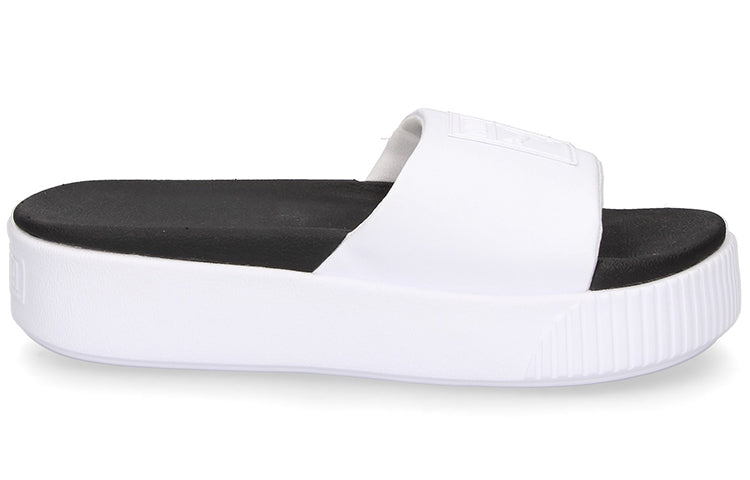 (WMNS) PUMA Platform Slide Bold SD 'White Black' 366121-01