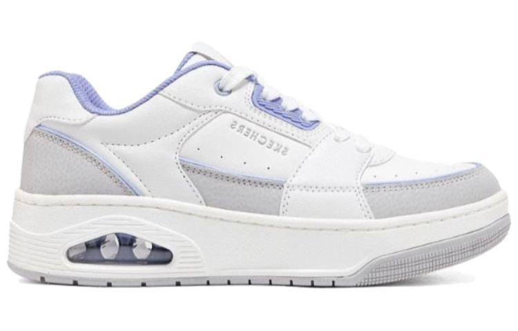 (WMNS) Skechers Uno Court - Courted Style Shoes 'White Grey Blue' 177710-WLV