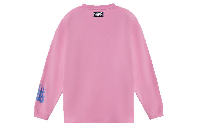 New Balance x Tyakasha Graphic Print Sweatshirt 'Pink Purple' AMT04390-NJR