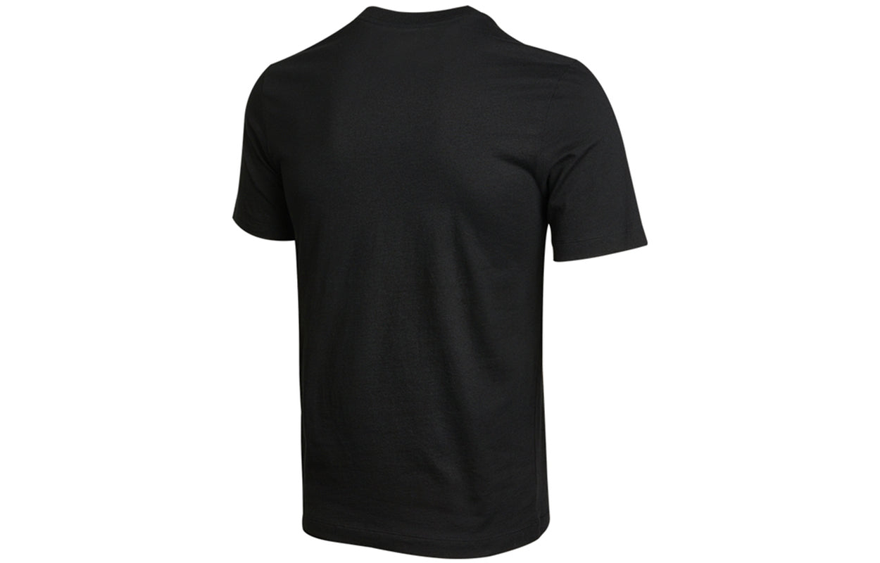 Men's Nike Nsw Tee 1 Food Shrimp Large Logo Printing Sports Short Sleeve Black T-Shirt DD1289-010