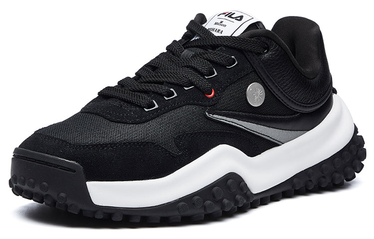 Mihara x FILA T1 Low Tops polka dots Shoe Black F12M034123FBK