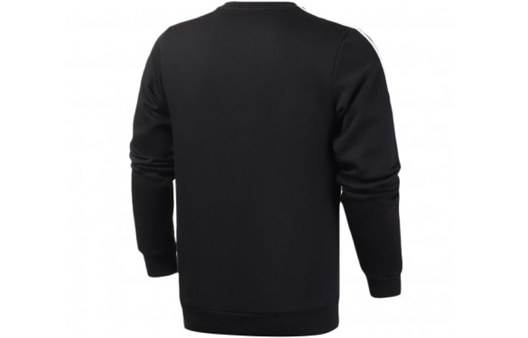 adidas M Crew 3S Training Sports Pullover Black EI8994