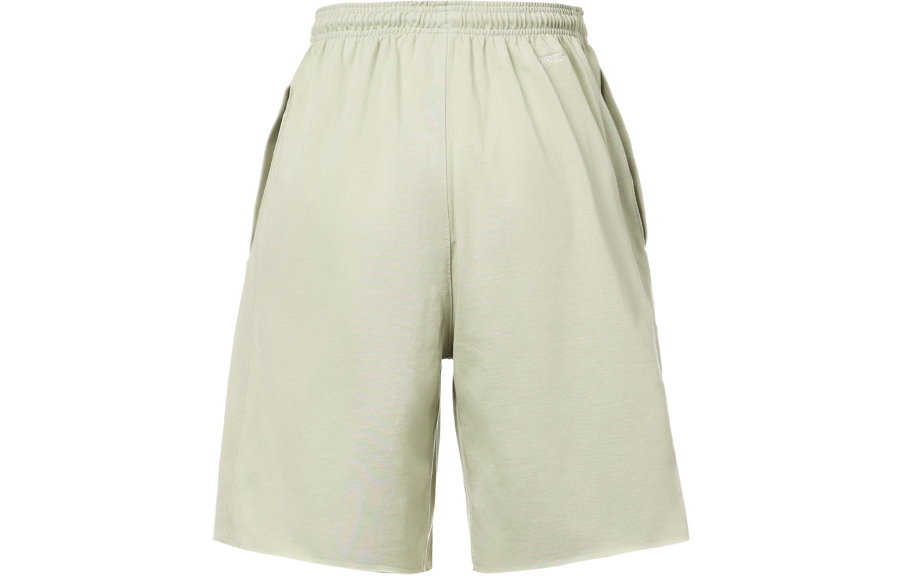 Men's Nike Logo Embroidered Alphabet Printing Elastic Waistband Straight Casual Shorts Light Stone Gray DX6136-118