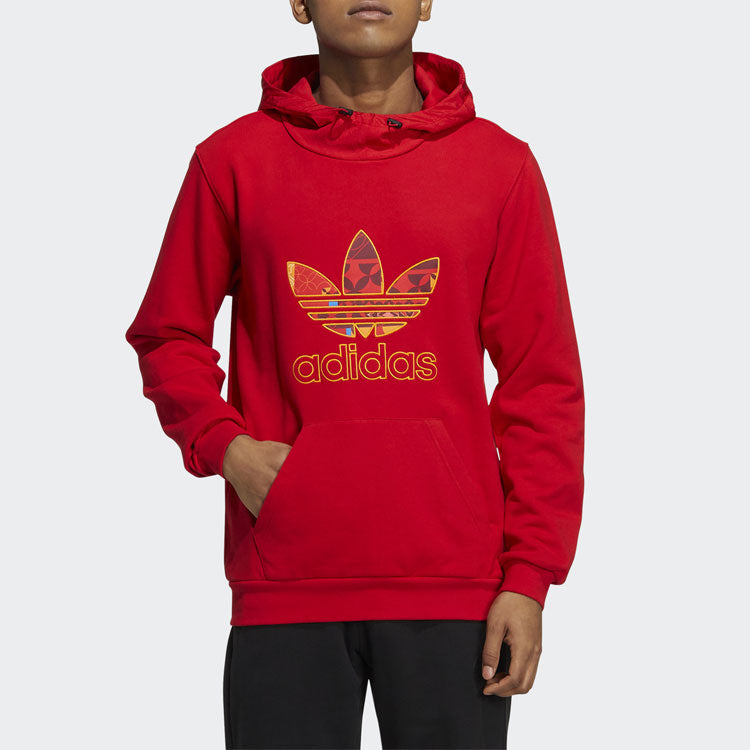 Men's adidas originals CNY Limited Multi-Color Logo Printing Red HD0318