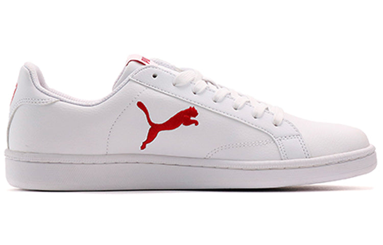 PUMA Smash Cat L White/Red 362945-01