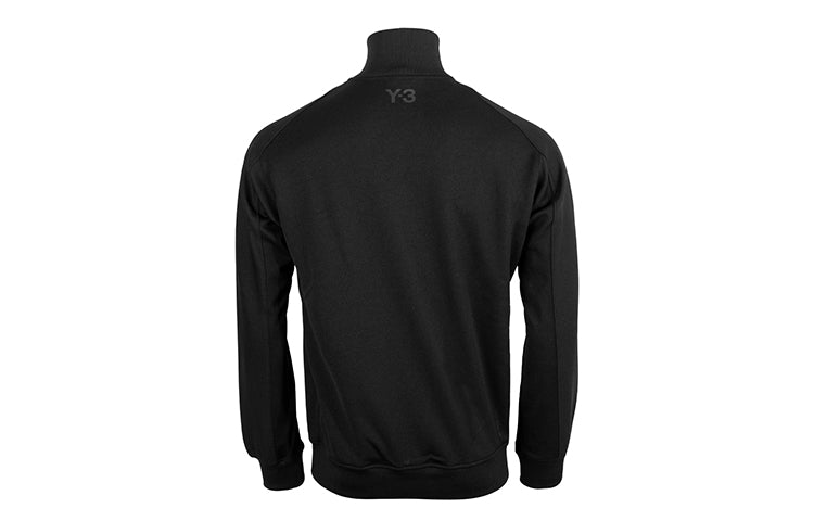 Y-3 Unisex Track Top Long Sleeves Stand Collar Jacket Black FP8906