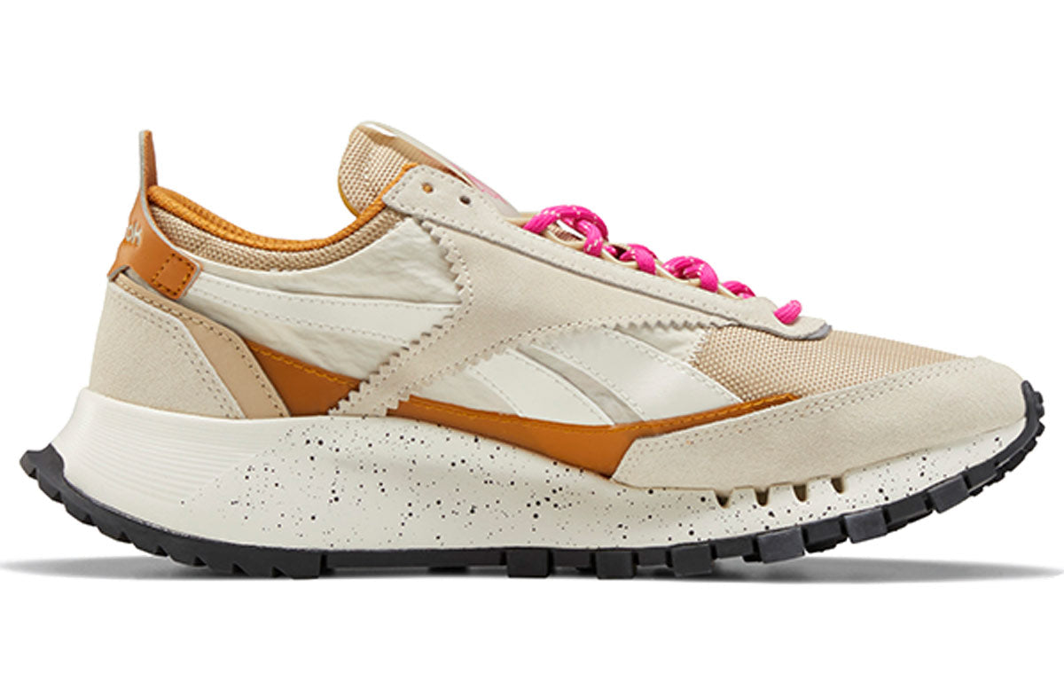 (WMNS) Reebok Classic Leather Legacy Running Shoes Beige/Brown FY9804