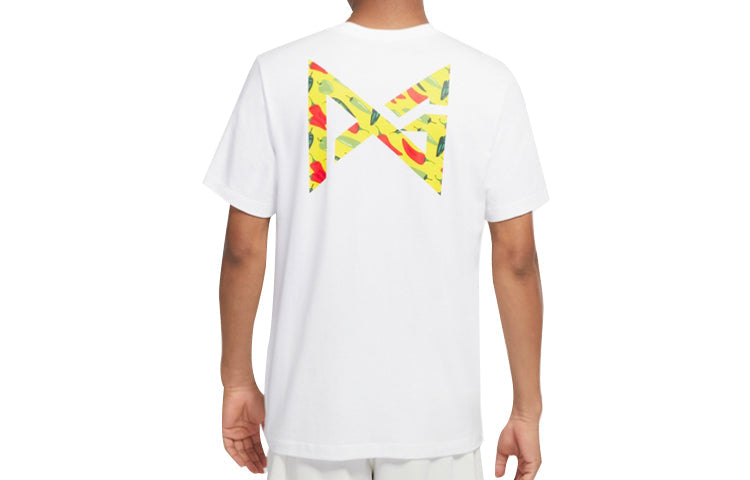 Men's Nike Funny Printing Short Sleeve White T-Shirt DD8472-100