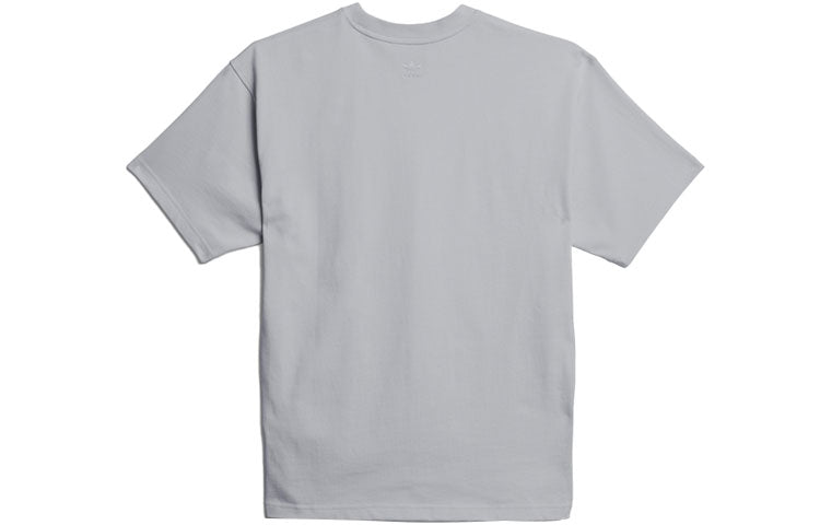 adidas x Pharrell Basics Short-sleeved Embroidered T-Shirt 'Grey' GM1959